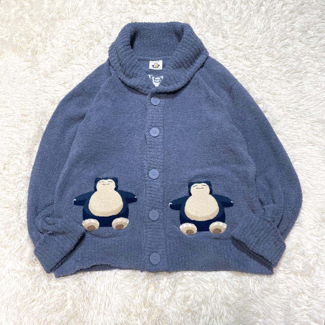 gelato pique ベビモコ ジャガードショール カーディガン カビゴン