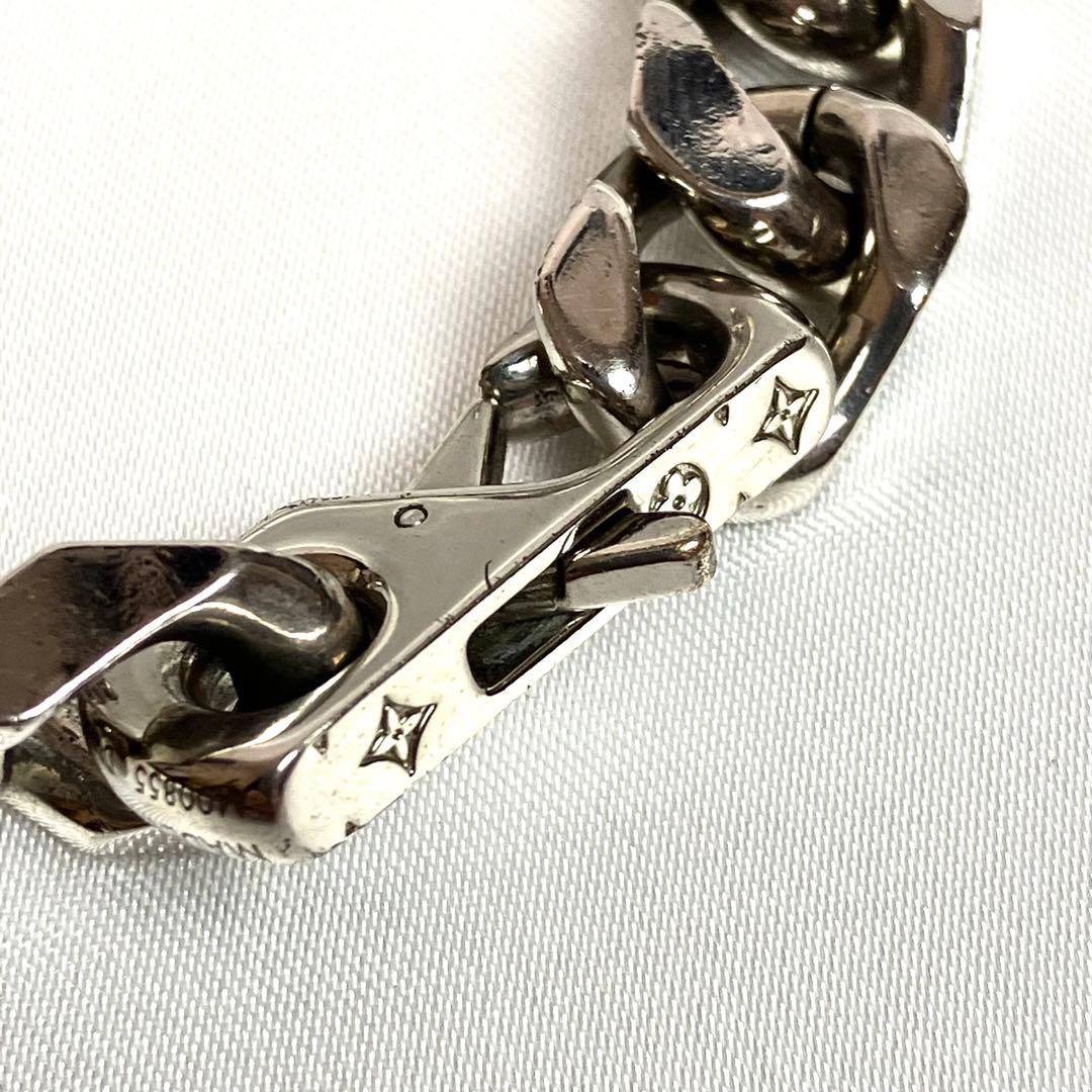 【極美品】ルイヴィトン　コリエ　チェーン　ブレスレット　シルバー　モノグラム