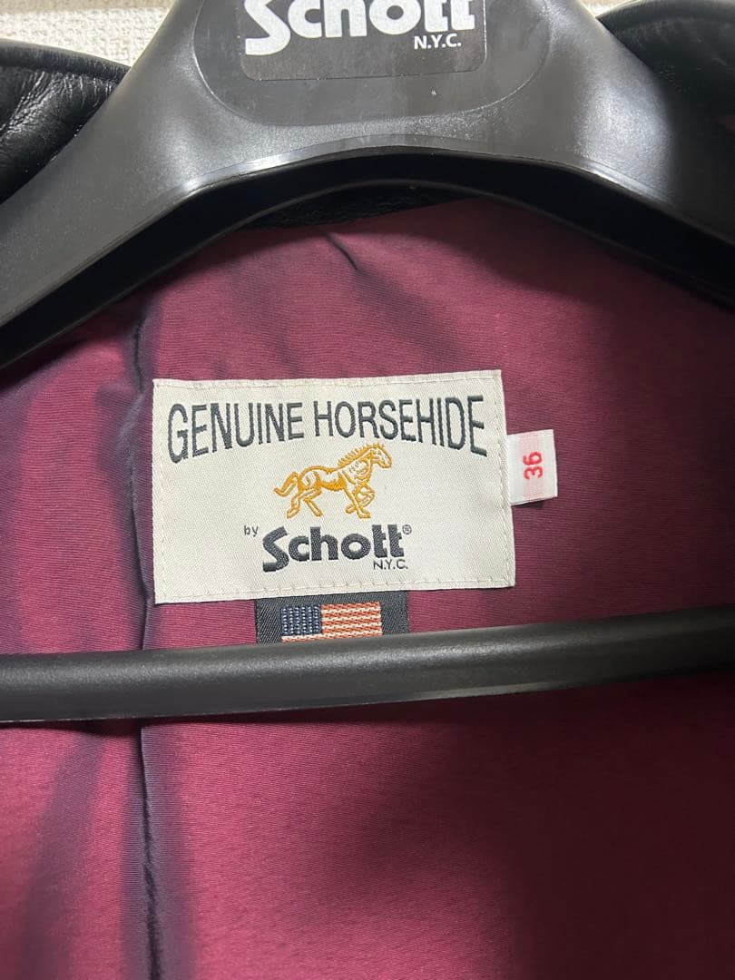 641XXH ブラックレザーシングルライダースジャケット