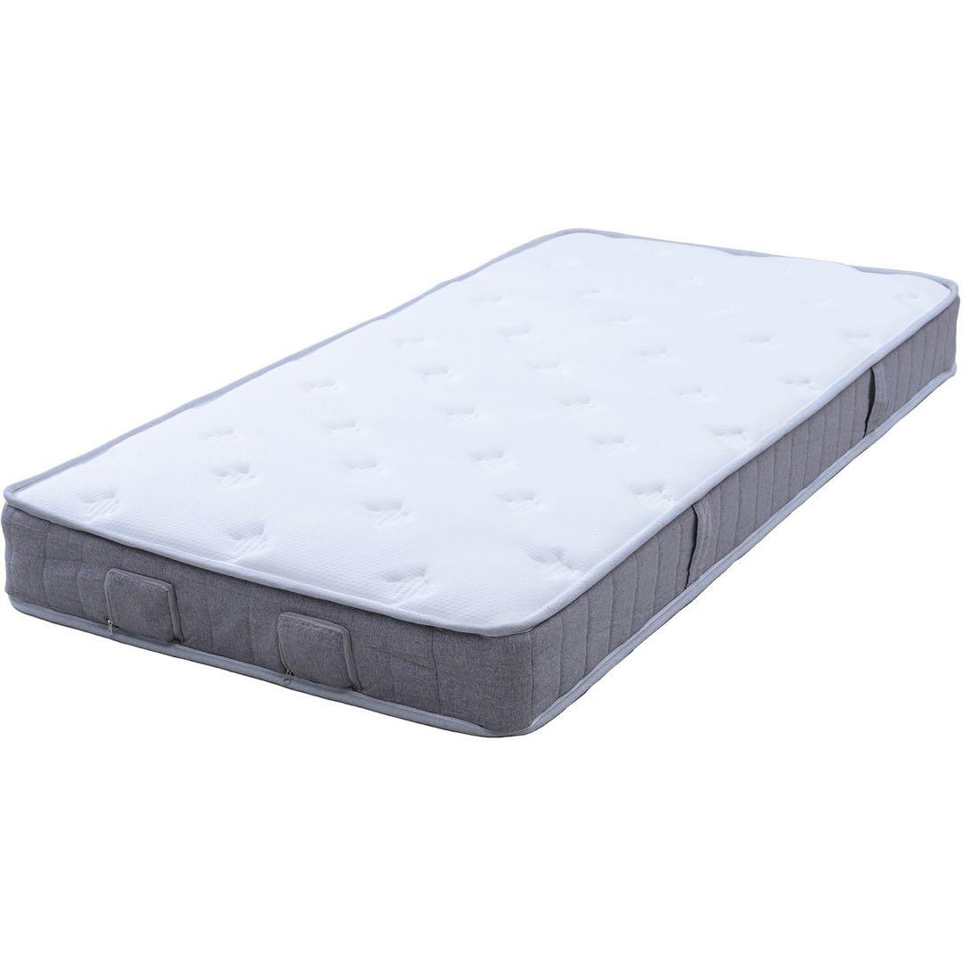 新品未使用箱不良　山善　SFBM2-S(WH/LGY)高反発スプリングマットレス