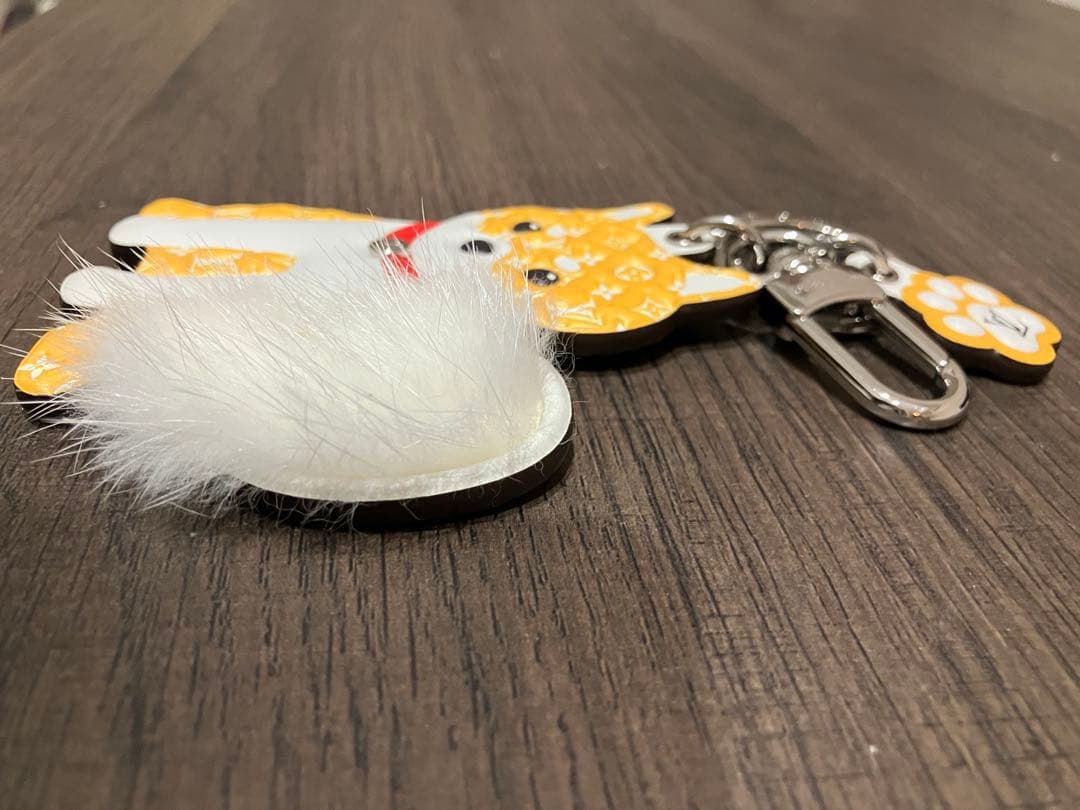 【ほぼ未使用】Louis Vuitton 犬型キーホルダー M01199