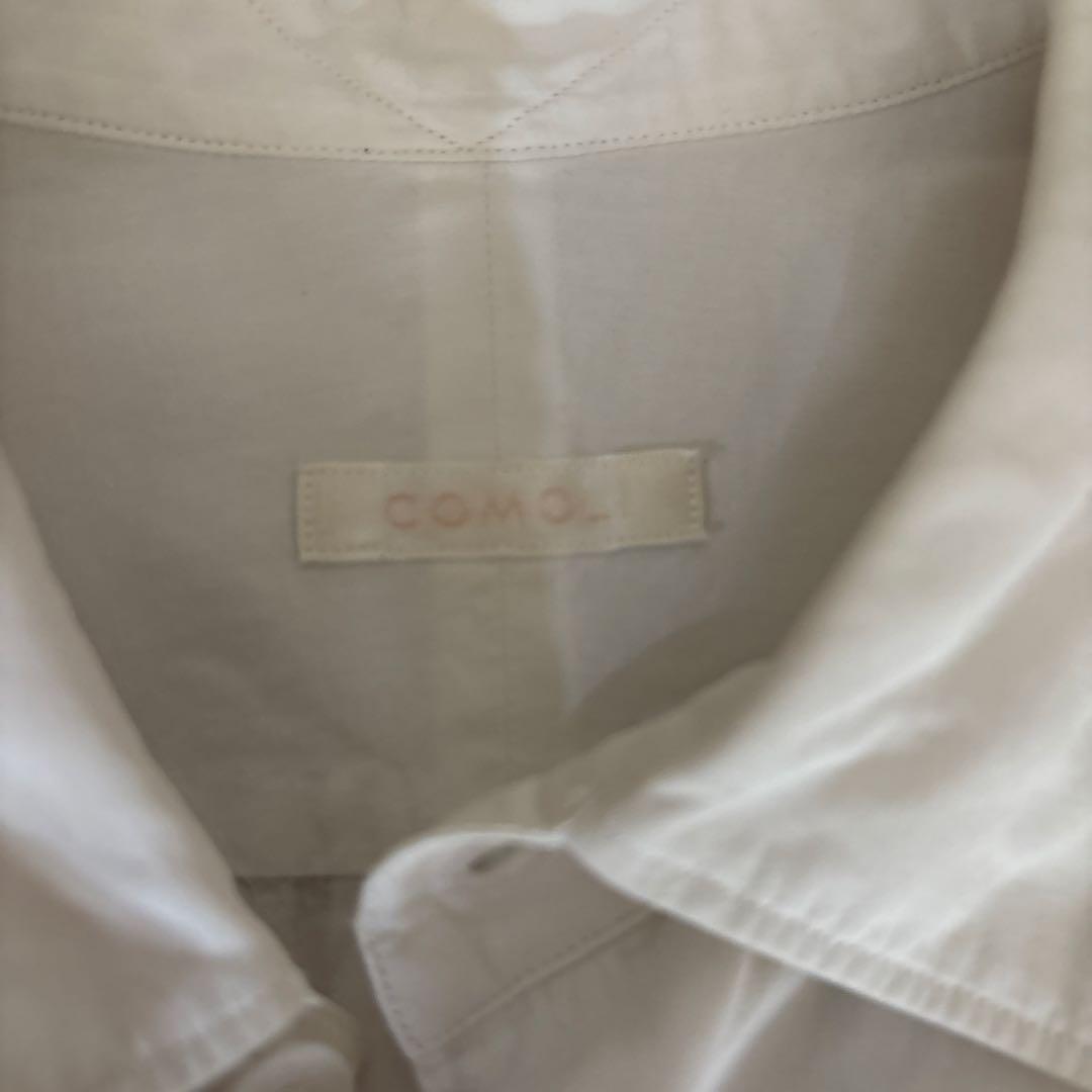 COMOLI ホワイト 長袖シャツ　サイズ0