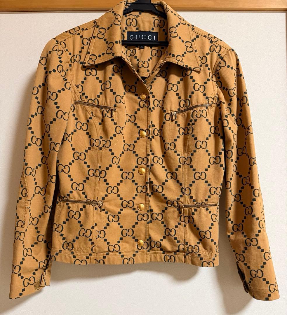 GUCCI ヴィンテージ　ジャケット　サイズ40