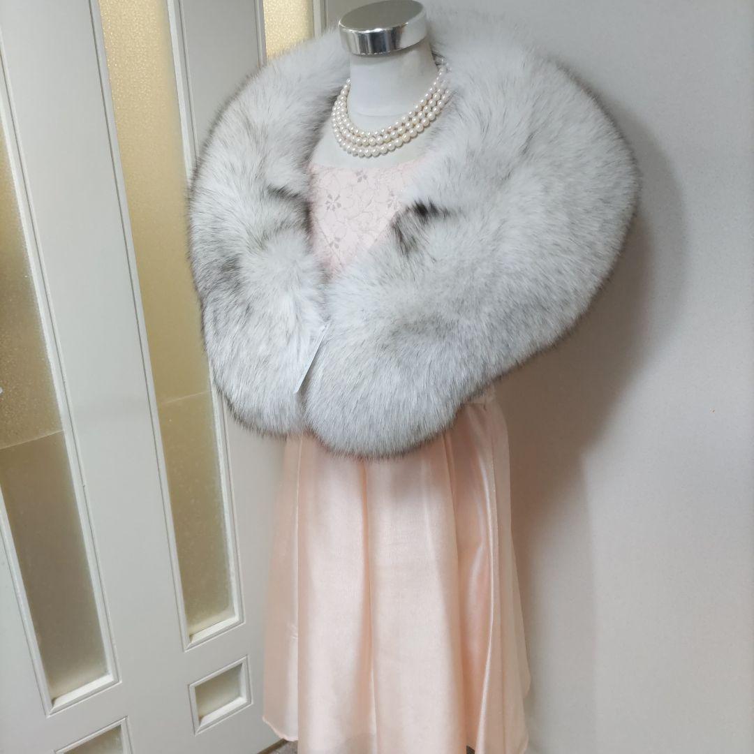 サガフォックス　ブルーFOX　成人式ショール　SAGAFOX　SAGAFURS