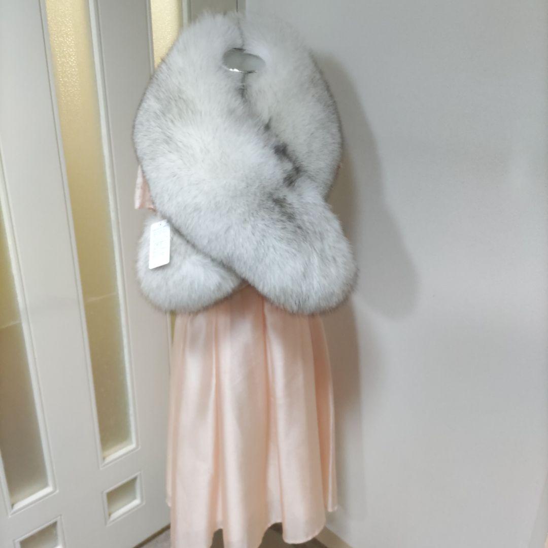 サガフォックス　ブルーFOX　成人式ショール　SAGAFOX　SAGAFURS