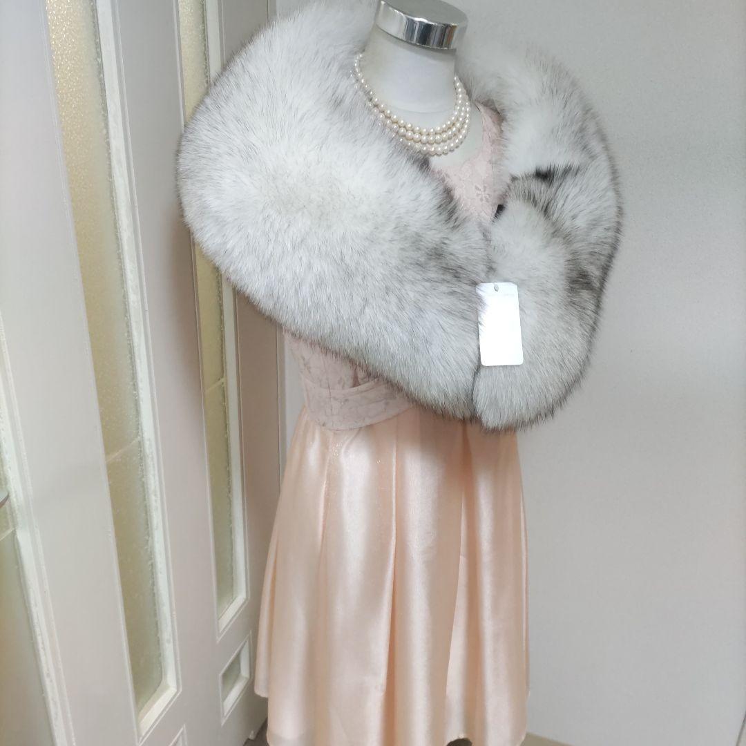 サガフォックス　ブルーFOX　成人式ショール　SAGAFOX　SAGAFURS