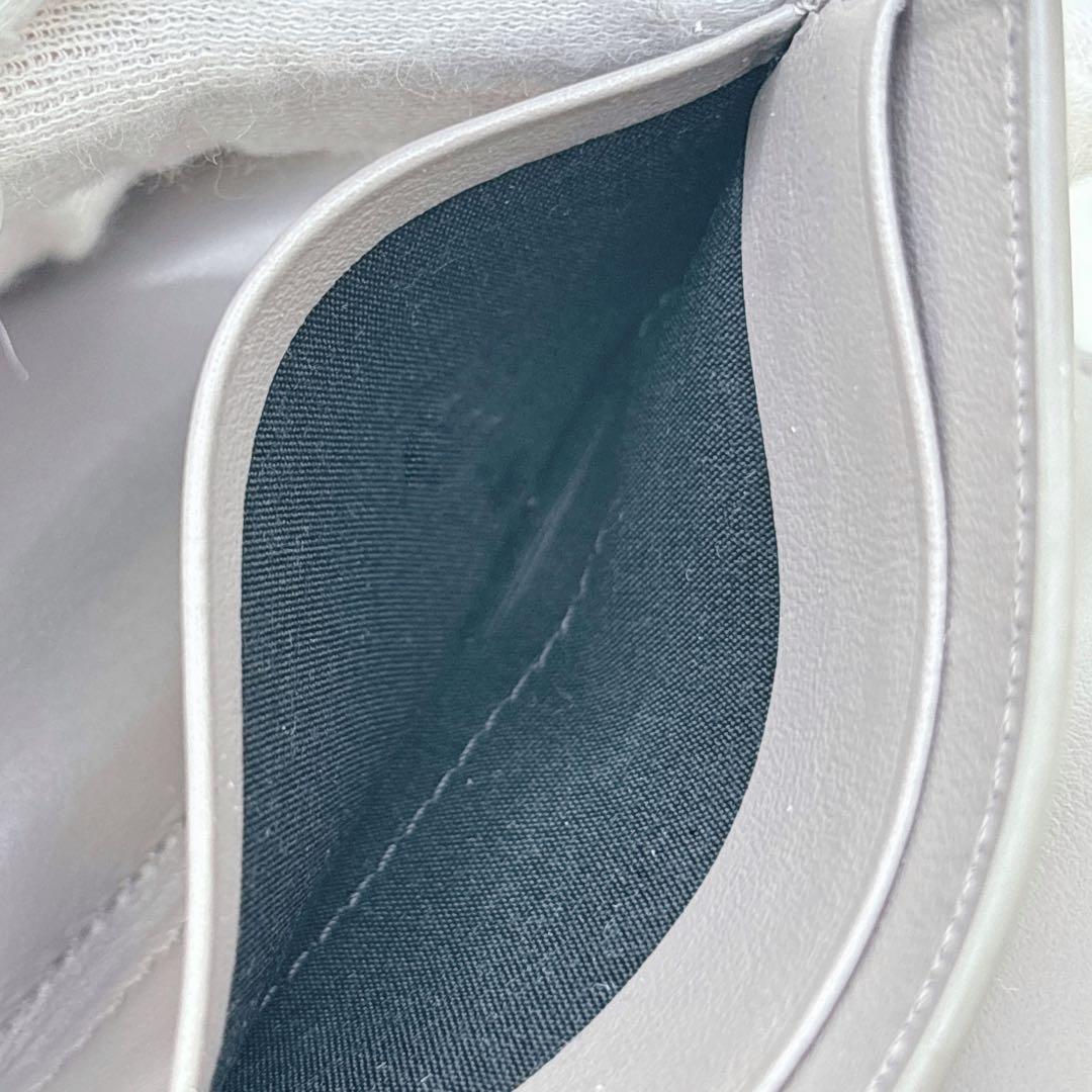 美品✨CELINE トリオンフ スモールフラップウォレット 三つ折り グレージュ