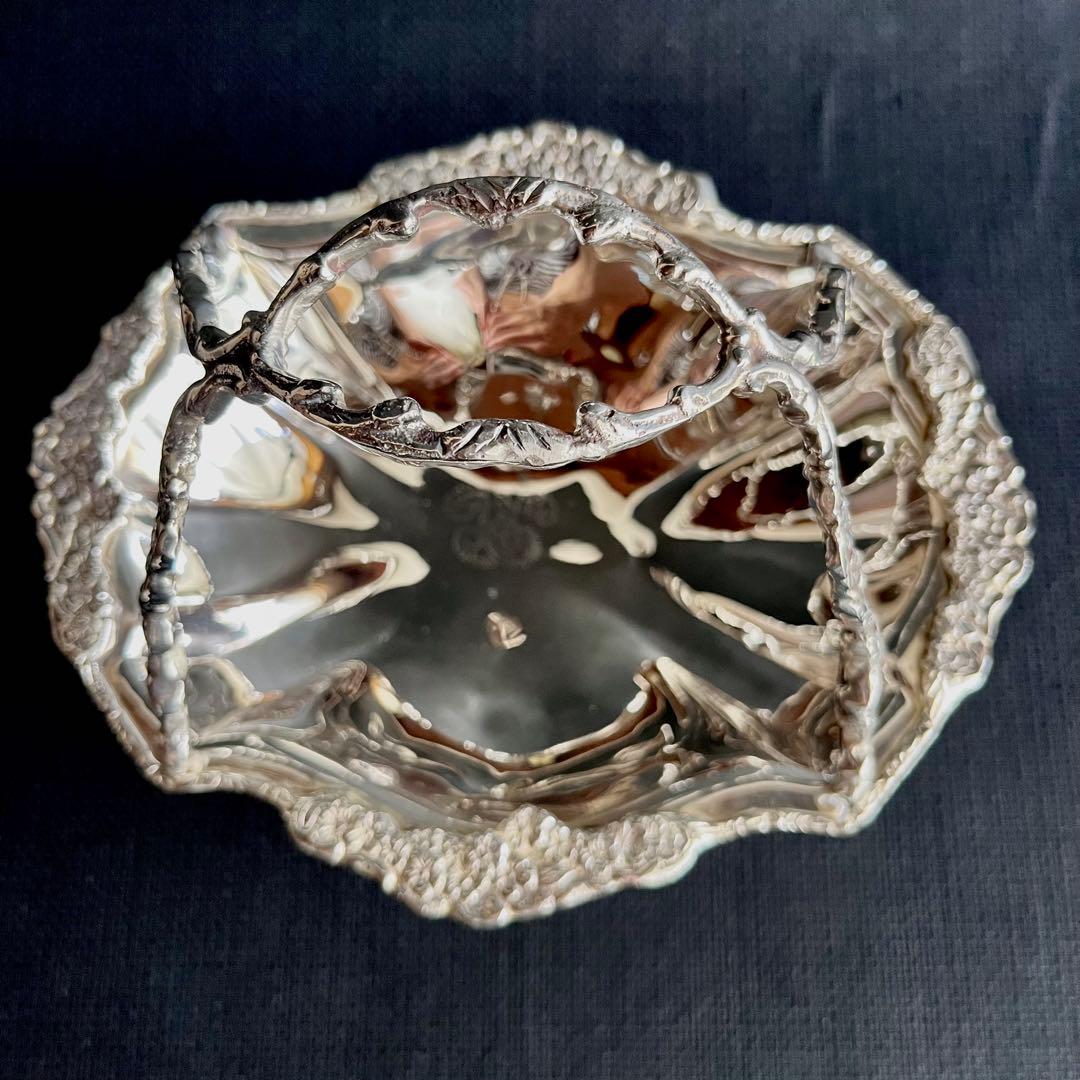 ★新品未使用★ Sheffield シルバープレート　菓子入れ