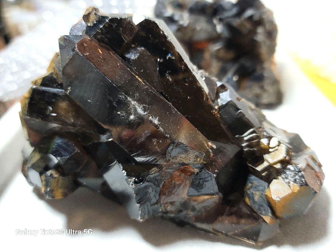 天然石　モリオン•クラスター