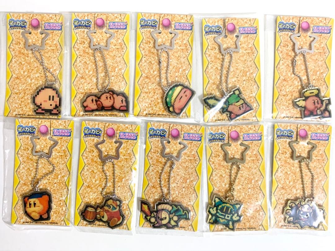 星のカービィトリプルデラックス　キーホルダー　マホロア　タランザ　ドット