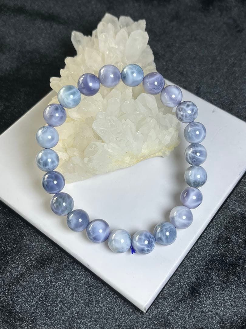 専用！高級極美品！綺麗希少パープルラリマー9.4mm内径17