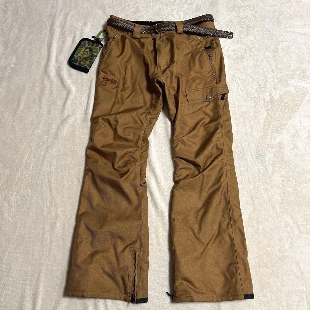 【まとめ売り】ROME SDS スノボーウェア 上下セット ＋ベルト 小物ケース