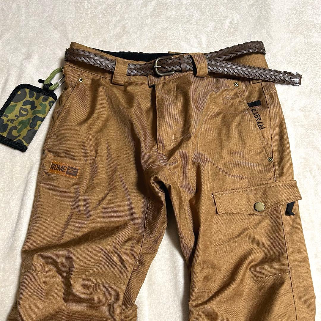 【まとめ売り】ROME SDS スノボーウェア 上下セット ＋ベルト 小物ケース