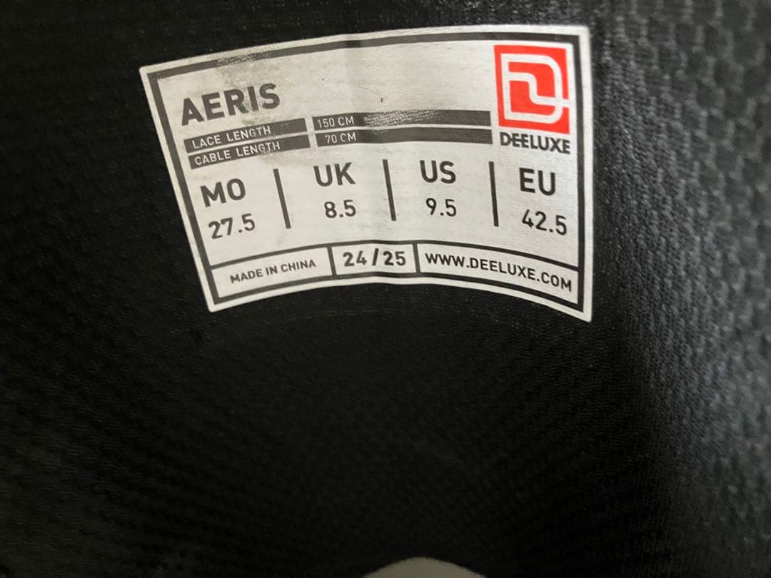DEELUXE AERIS 27.5cm 24-25モデル