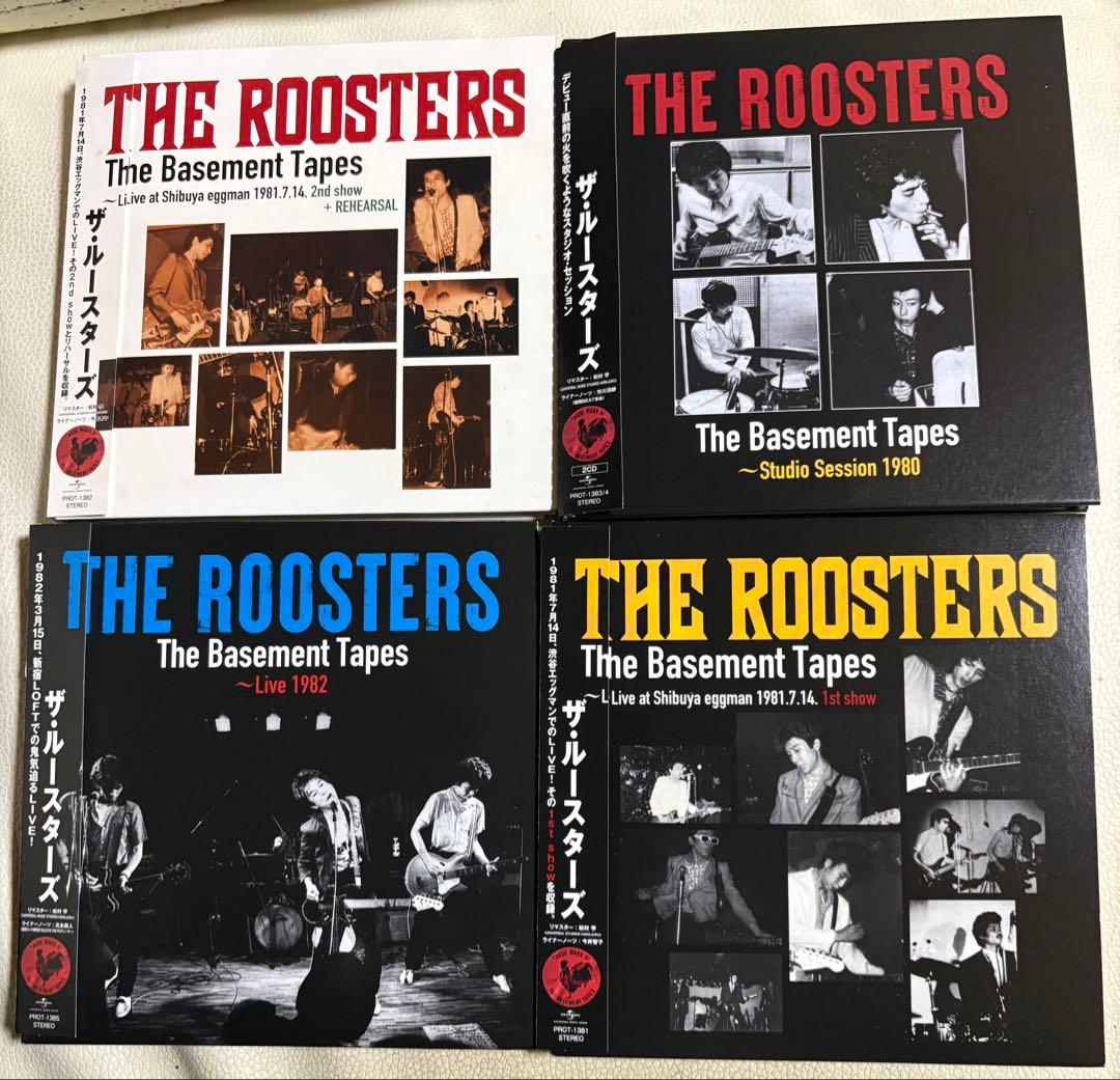 【ザ・ルースターズ】ザ・ベースメント・テープス 4枚まとめ売り