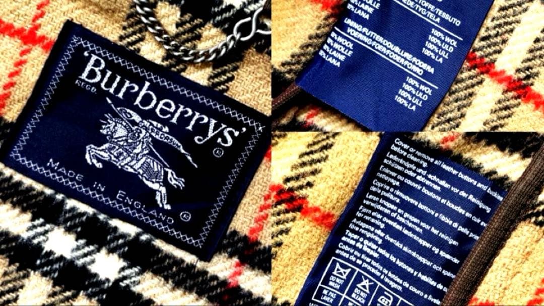 美品【ひと目でオシャレに見える】高級ダッフルコートバーバリーコートL