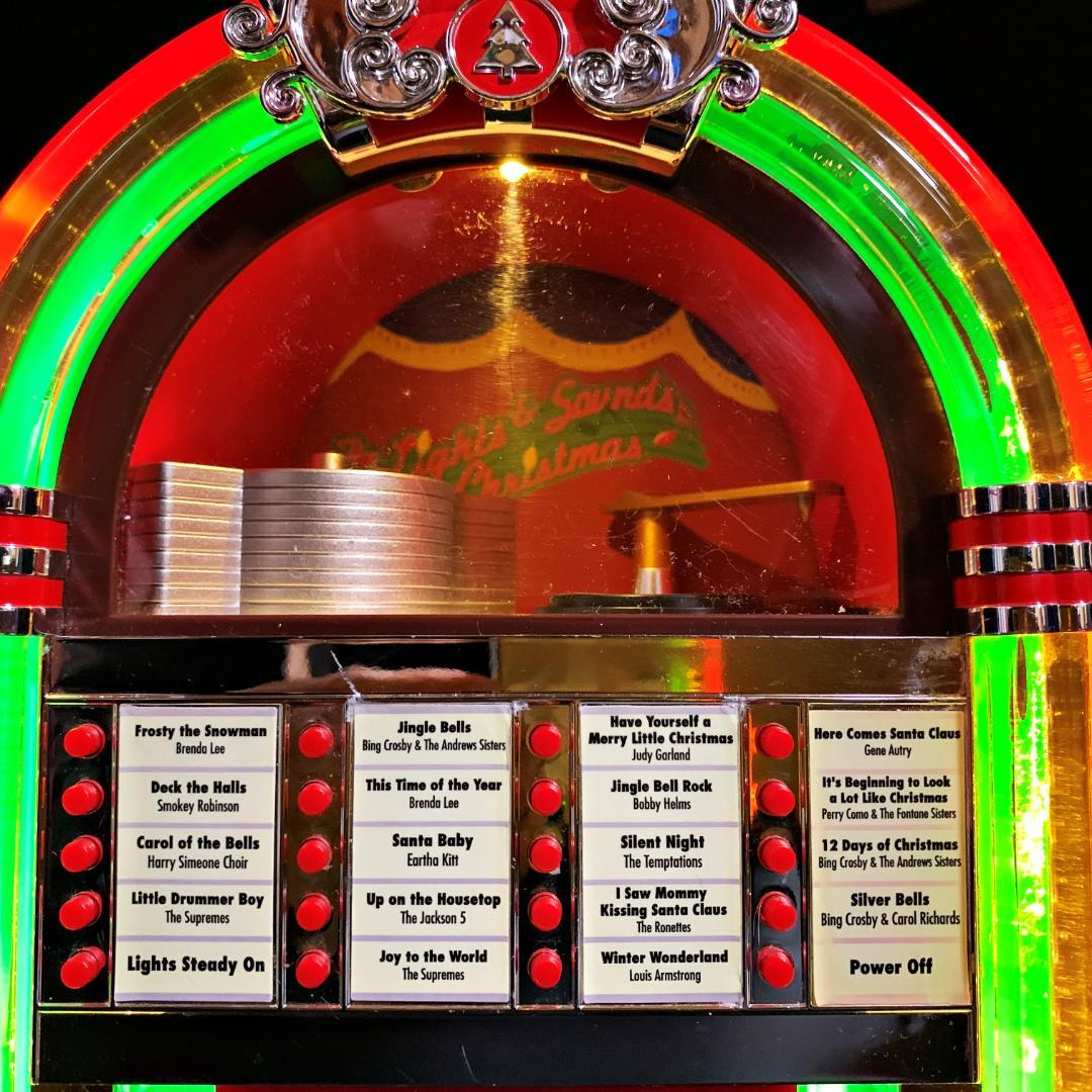 ミスタークリスマス ジュークボックス ワイヤレス 18曲 レトロ ヴィンテージ