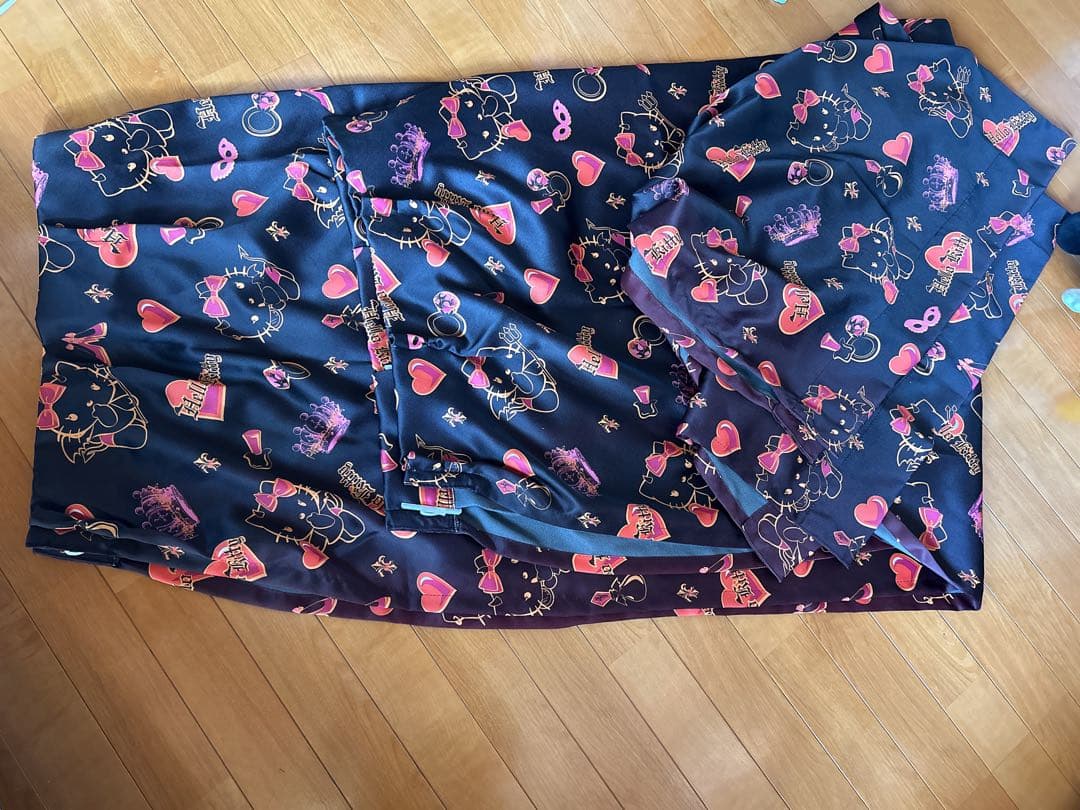 レア ハローキティ カーテン 小悪魔 平成