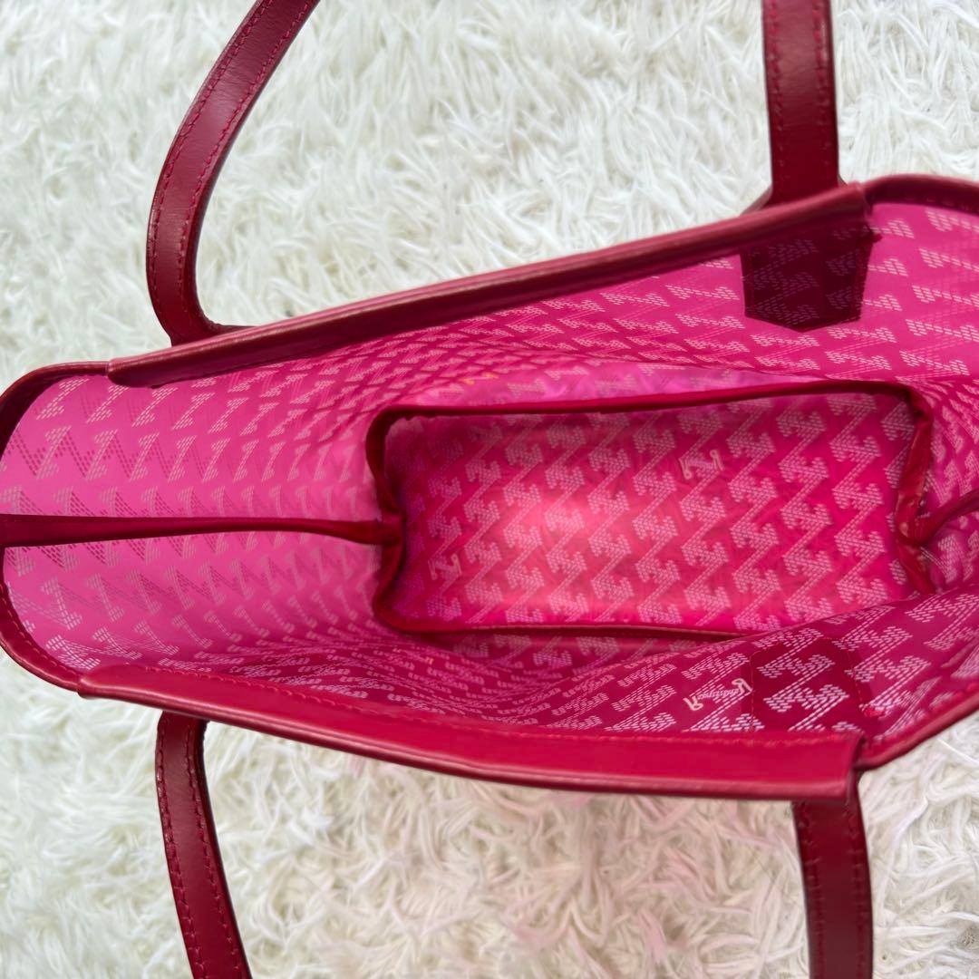 【レザレクション】美品 カートバッグ 総柄 ロゴ クリア ピンク