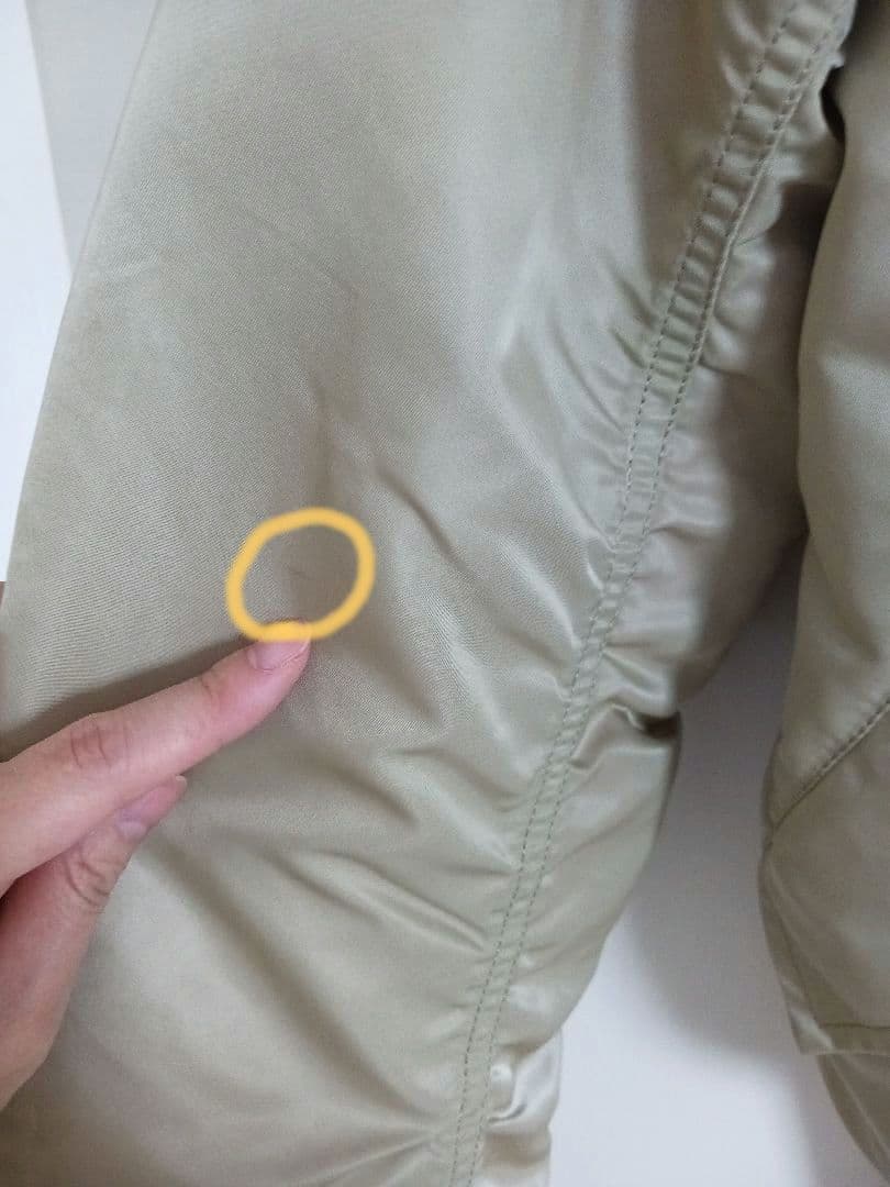 アルファインダストリーズ MA-1 フライトジャケット S ベージュ メンズ