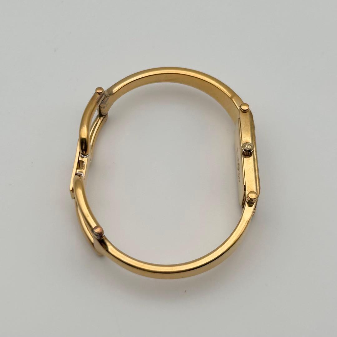 【新品電池 稼働】GUCCI グッチ 1500 GOLD バングルウォッチ