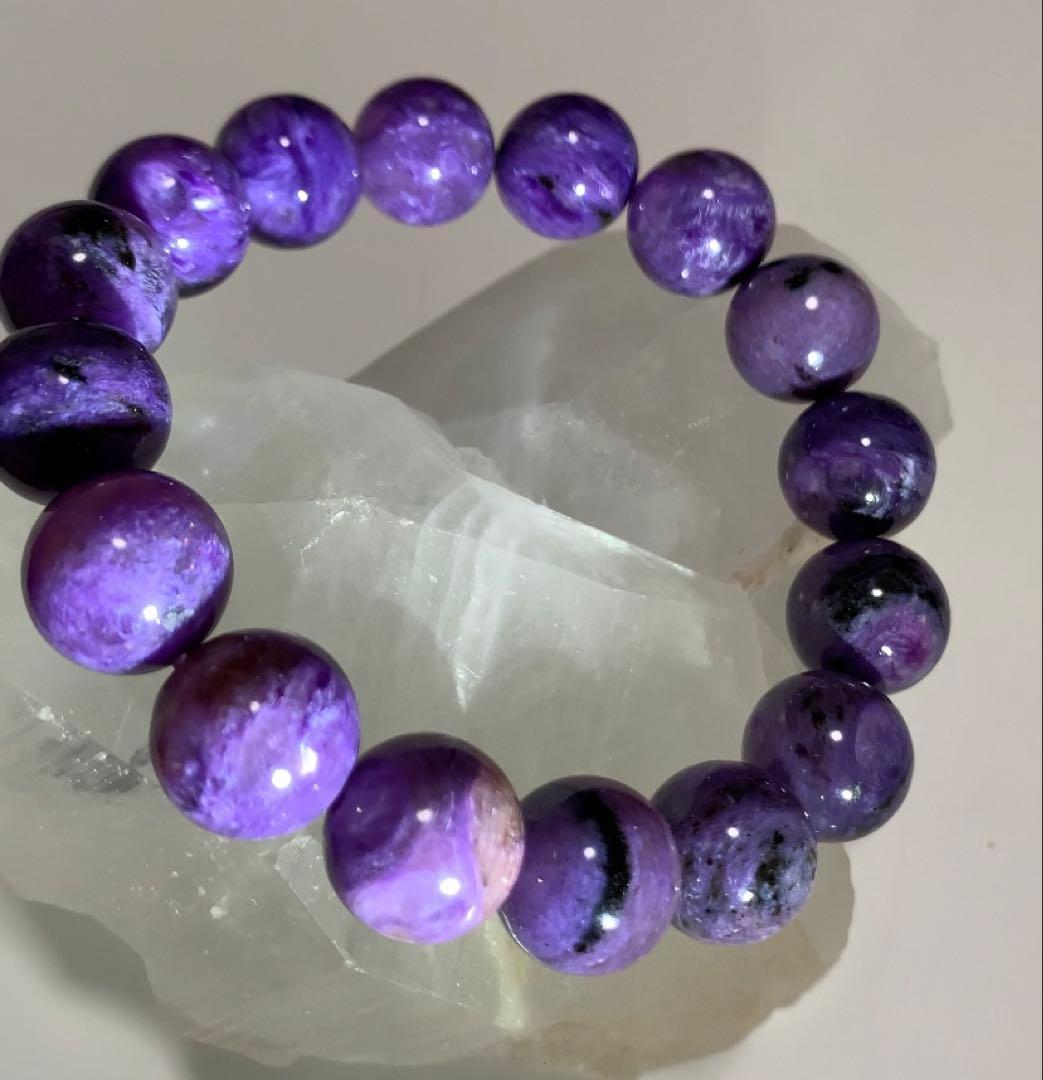 ネガティブエネルギーを破壊⭐️ エジリンチャロアイト　ブラックチャロアイト　ブレス