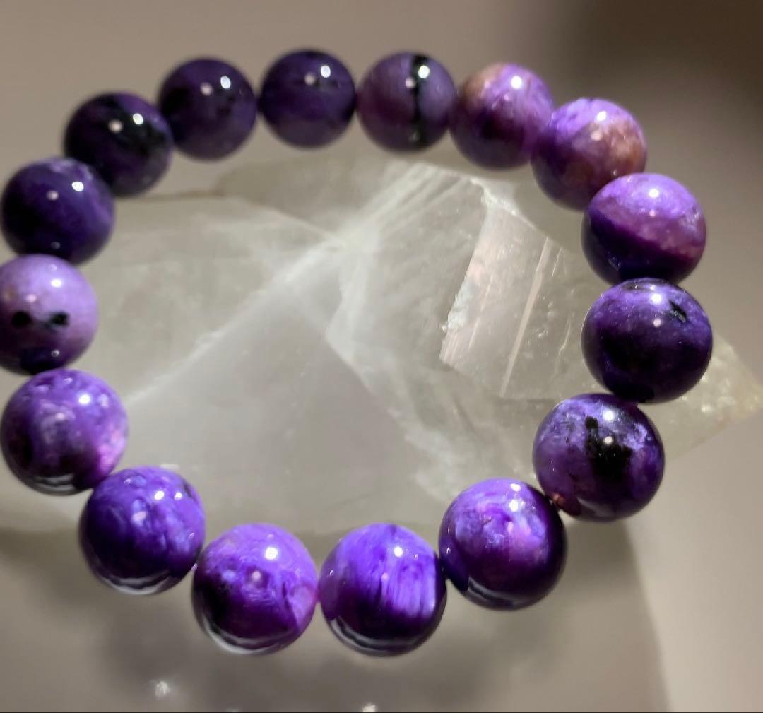 ネガティブエネルギーを破壊⭐️ エジリンチャロアイト　ブラックチャロアイト　ブレス