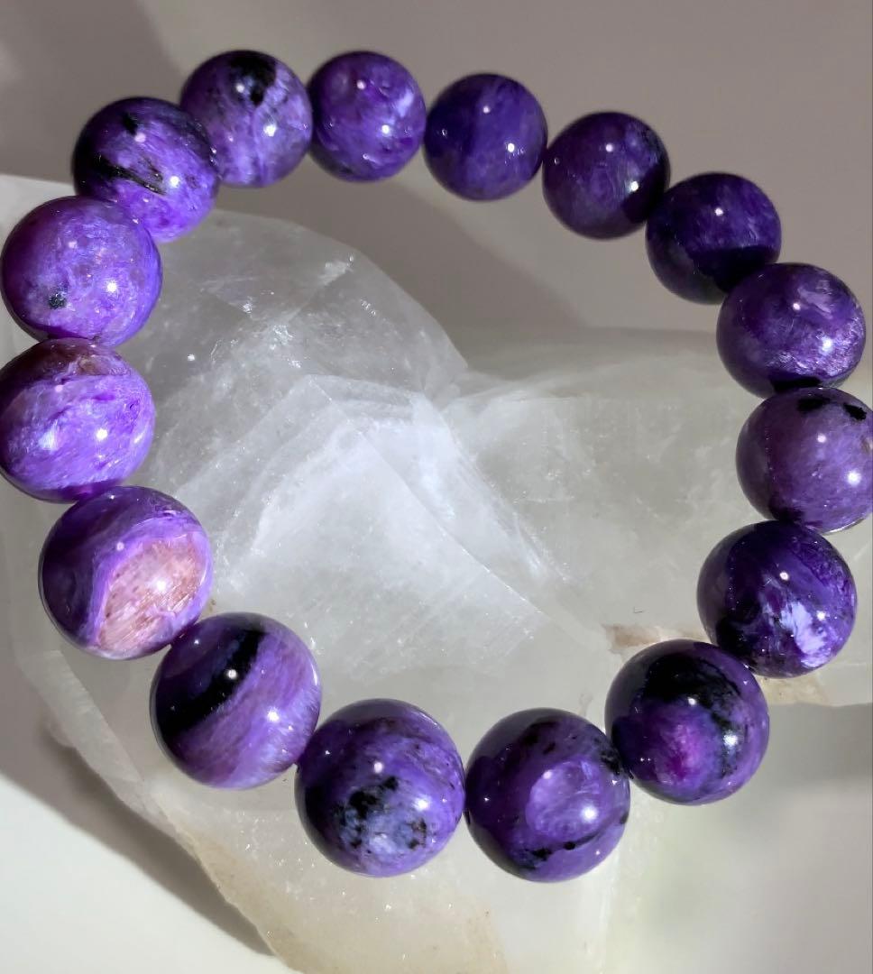 ネガティブエネルギーを破壊⭐️ エジリンチャロアイト　ブラックチャロアイト　ブレス