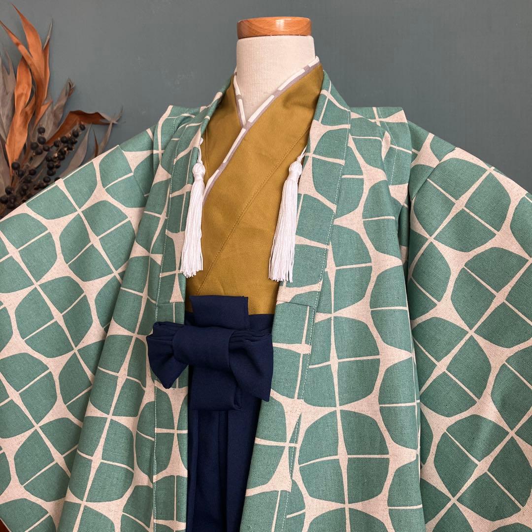 【新作 各サイズ1着】着物と袴　男の子　120-130㎝