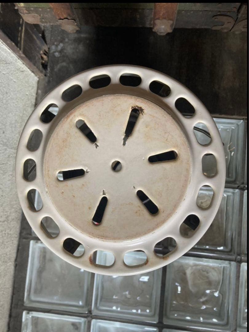 ポーラPOLAR石油ストーブ　ブルーフレーム　昭和レトロ　ヴィンテージストーブ