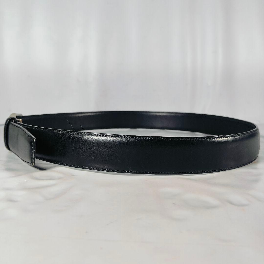 【高級ヴィンテージ】オールドバーバリー 極上エイジングドレスベルト　艶本革正規品