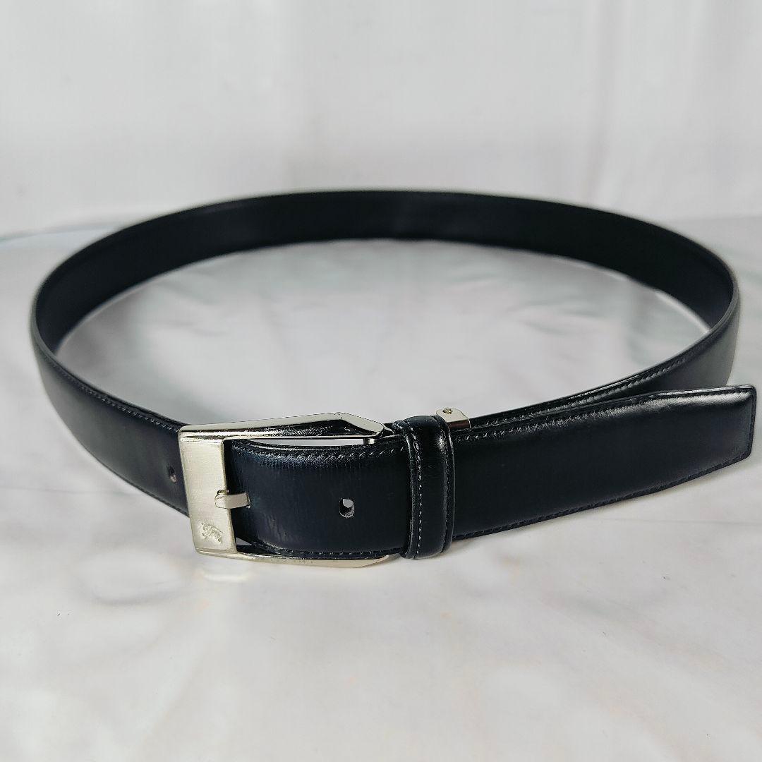 【高級ヴィンテージ】オールドバーバリー 極上エイジングドレスベルト　艶本革正規品