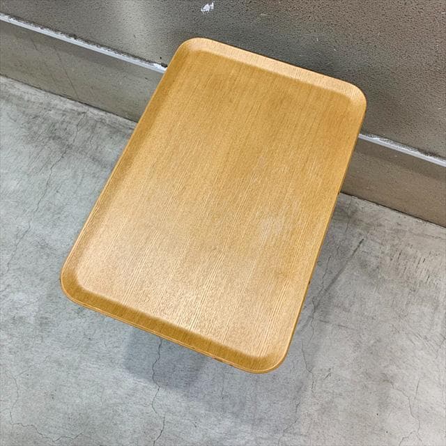 無印良品廃番スチールパイプサイドテーブル