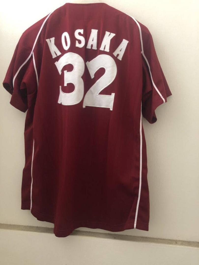 東北楽天ゴールデンイーグルス #32 小坂誠 レプリカユニフォーム ビジター L