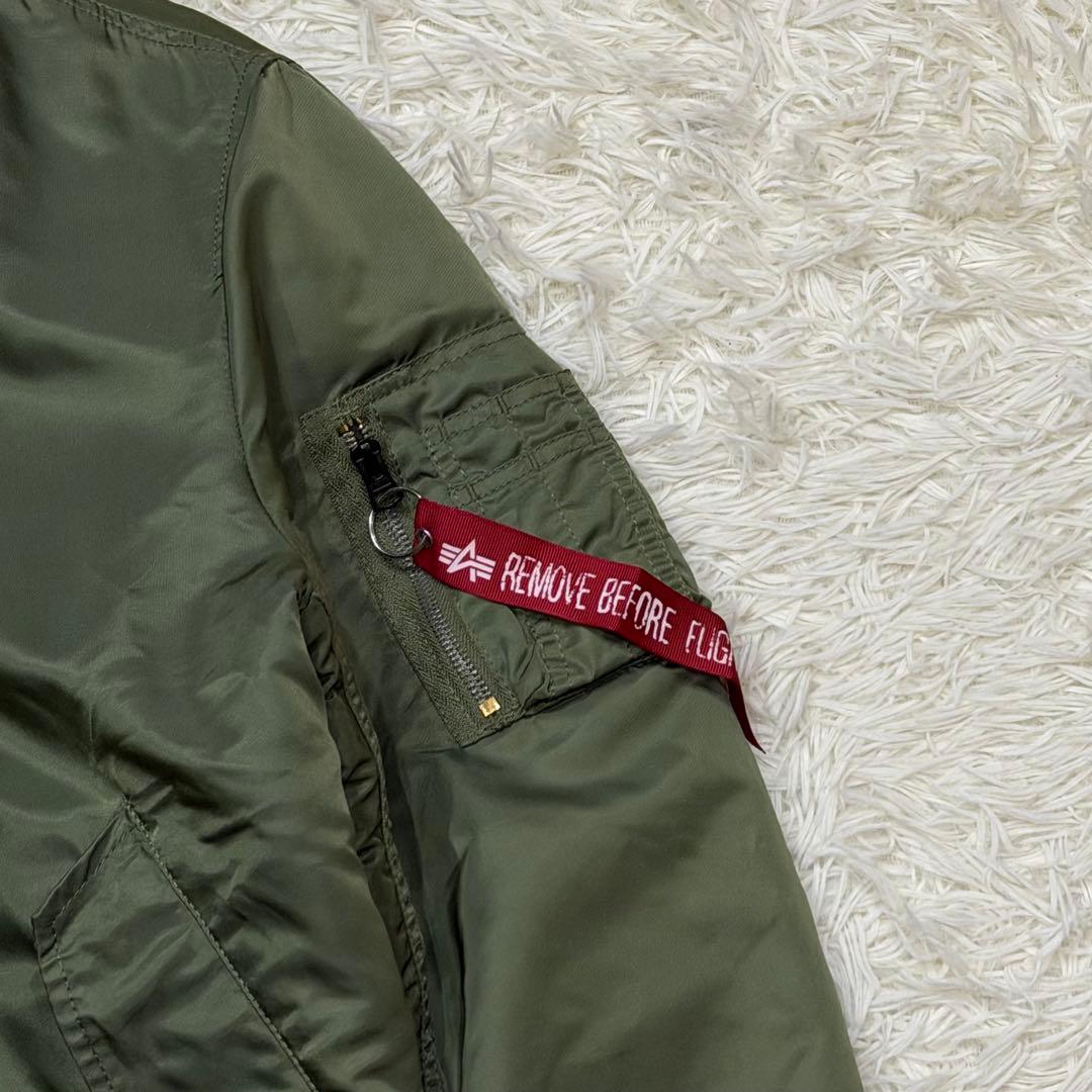 1941　アルファインダストリーズ　MA-1フライトジャケット　L　カーキ