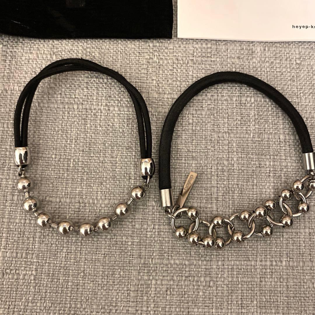 未使用品 ＜heyep＞ ヘイップ チェーン ヘアタイ/3P