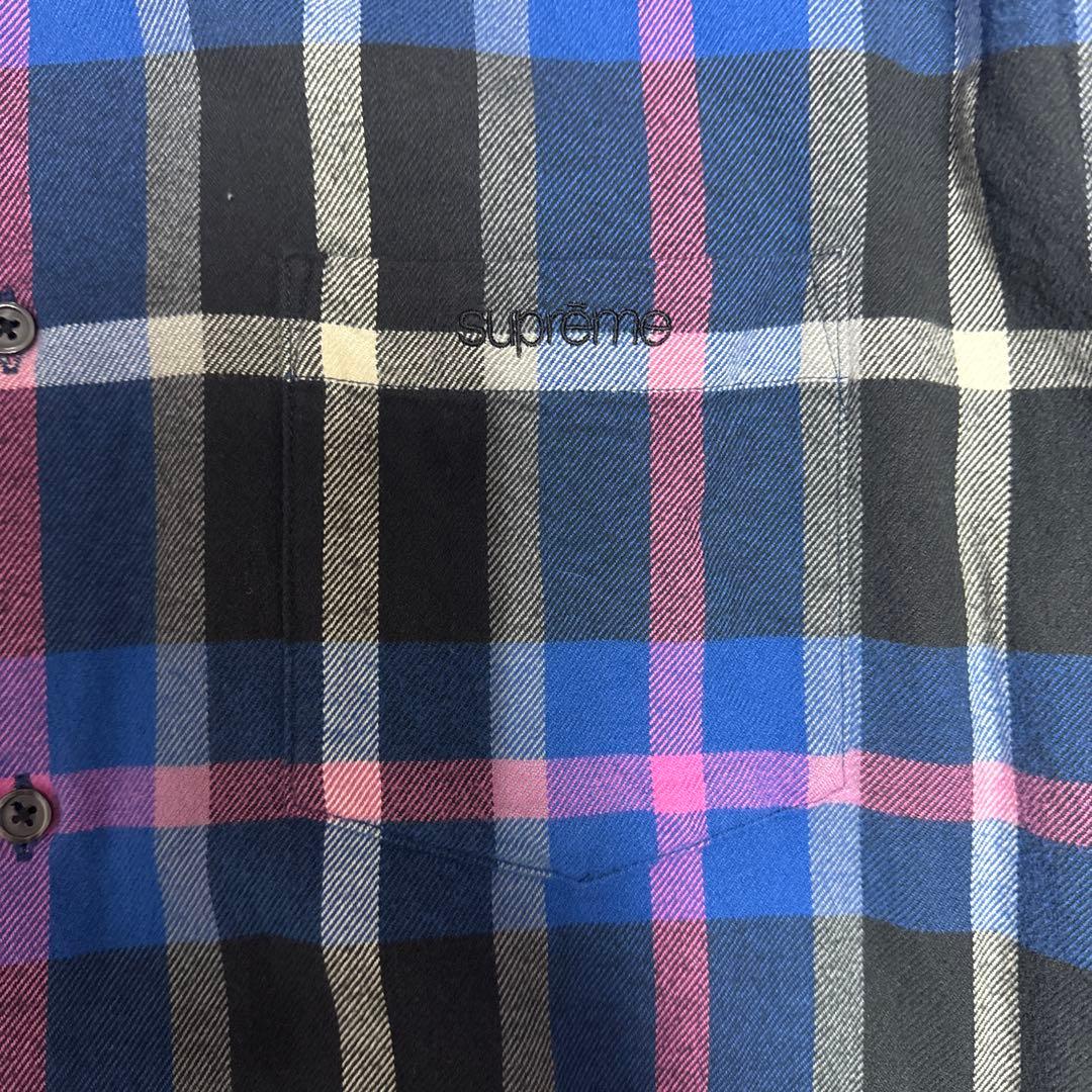 Supreme チェック柄 長袖シャツ