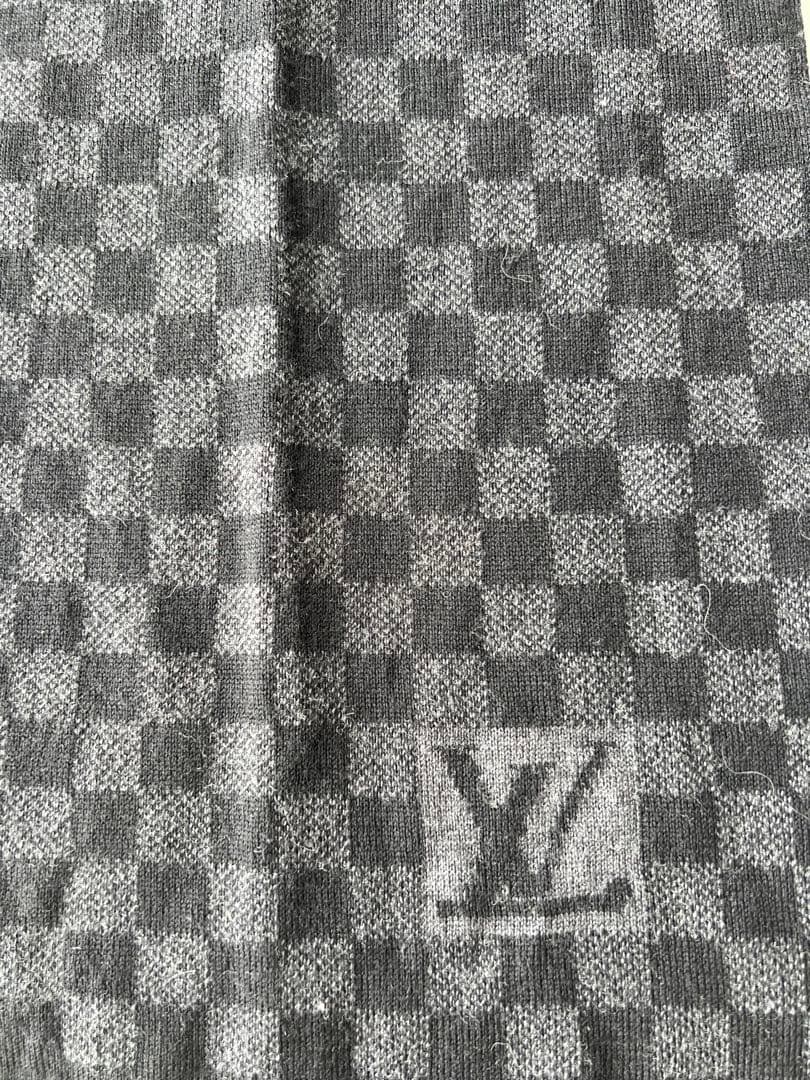 (正規品)Louis Vuitton チェック柄マフラー