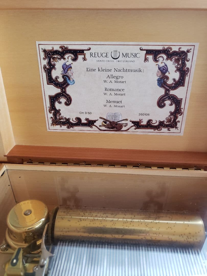 超美音　リュージュ　オルゴール　Reuge  52弁　ルージュ Reugue