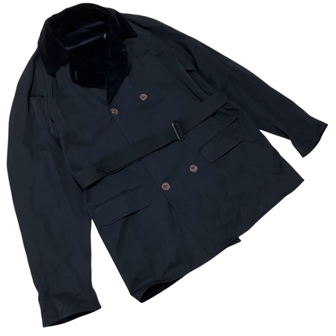 90s jean paul gaultier 別珍×ギャバ リバーシブルコート