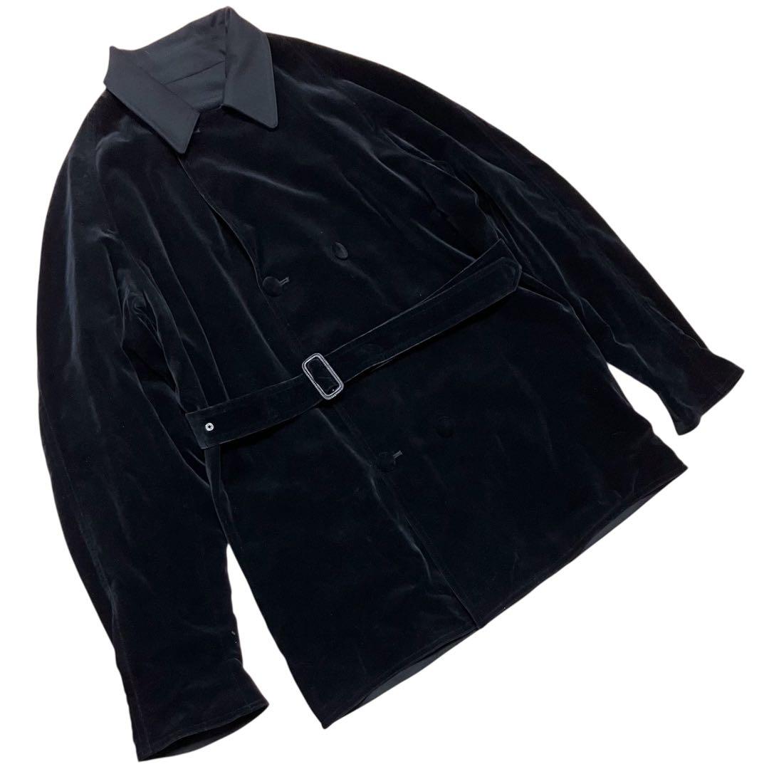90s jean paul gaultier 別珍×ギャバ リバーシブルコート