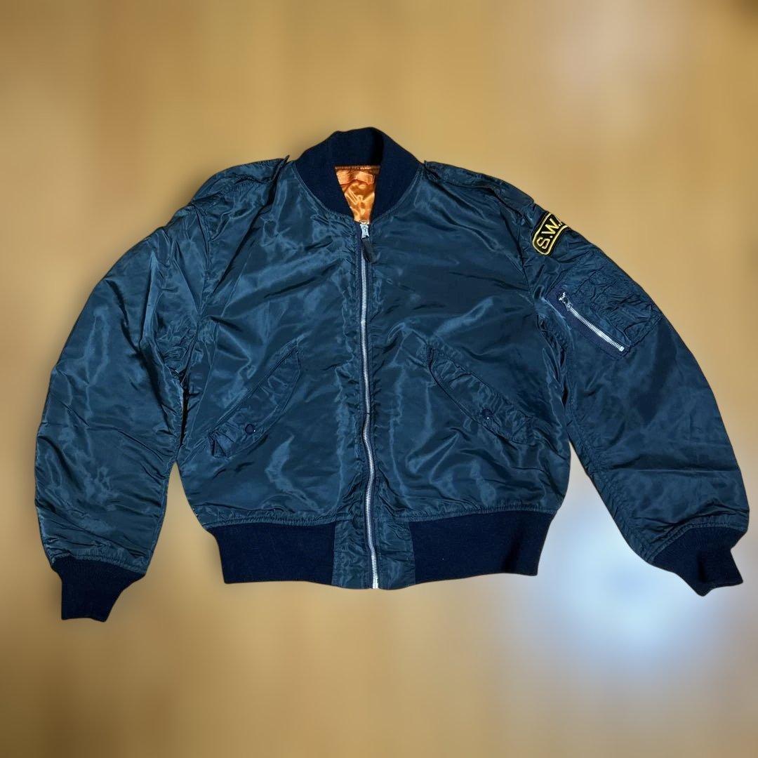 80s アメリカ製 アルファL-2B MIL-J-7448J IDEAL ZIP