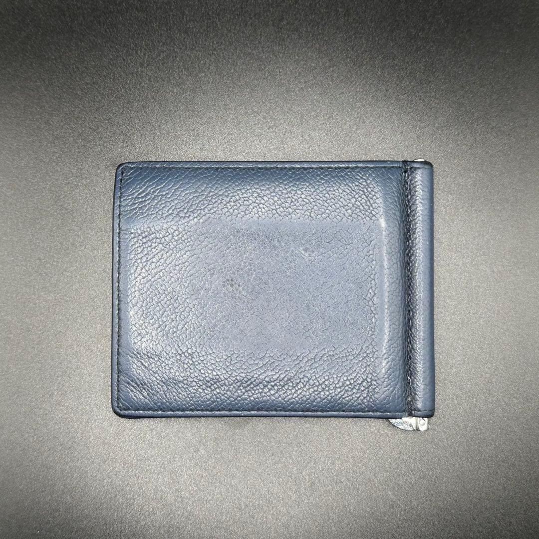 箱付き✨　プラダ　マネークリップ　カードケース　レザー　ロゴ　刻印 846