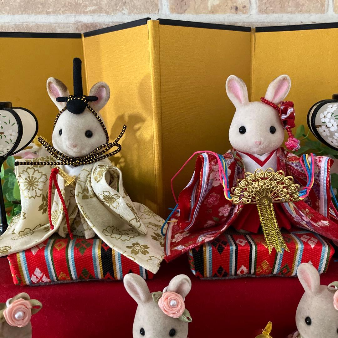 ひな祭り　シルバニア ハンドメイド