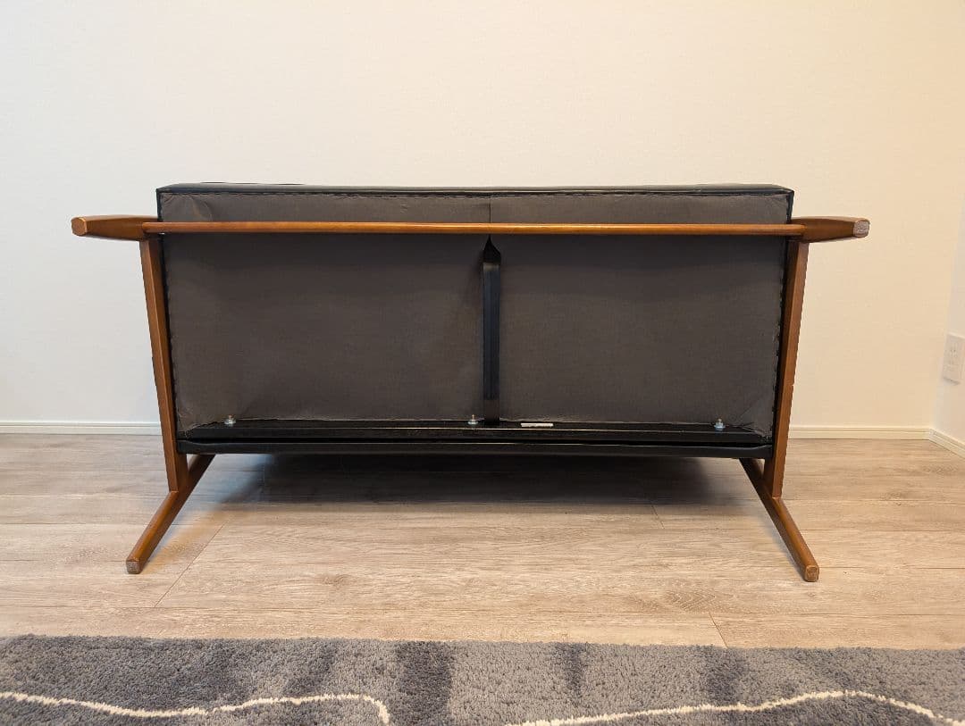 つぶあんこさん専用. カリモク60 Kチェア　2シーター　ブラック