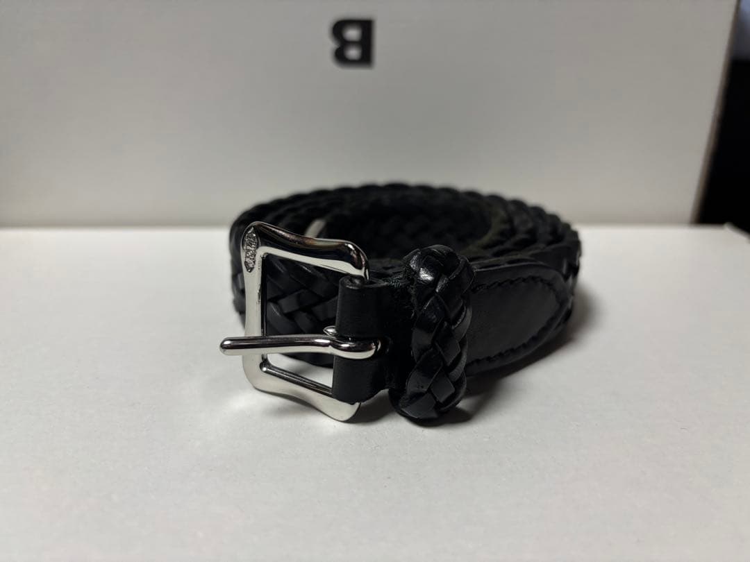 J&M Davidson／メッシュベルト／ブラック／30/75