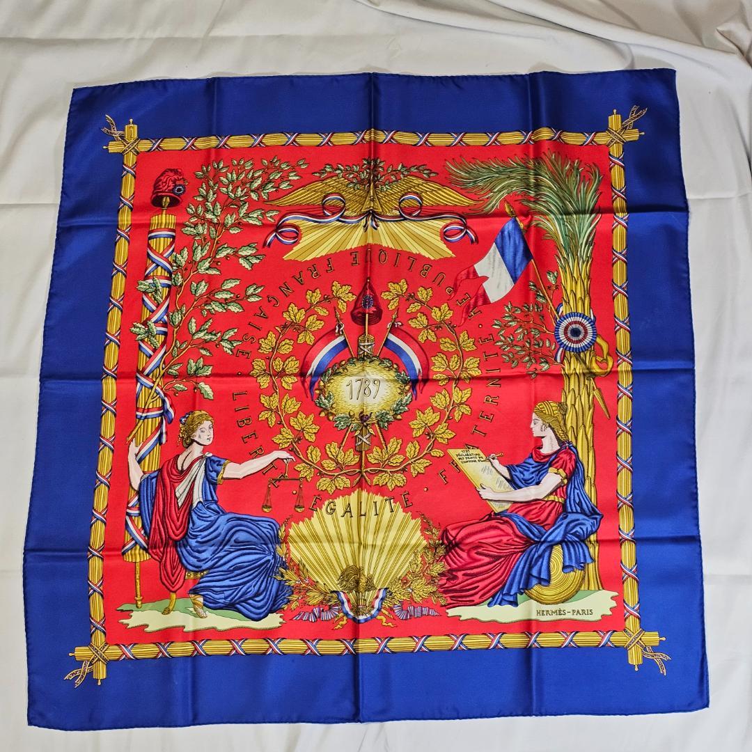 エルメス カレ90 フランス革命200周年 スカーフ