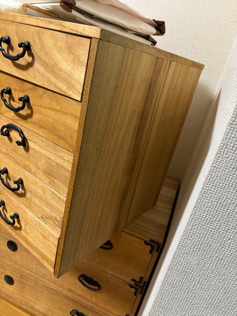 ヴィンテージ 着物箪笥 桐箪笥 ５段 傷汚れあり 昭和レトロ