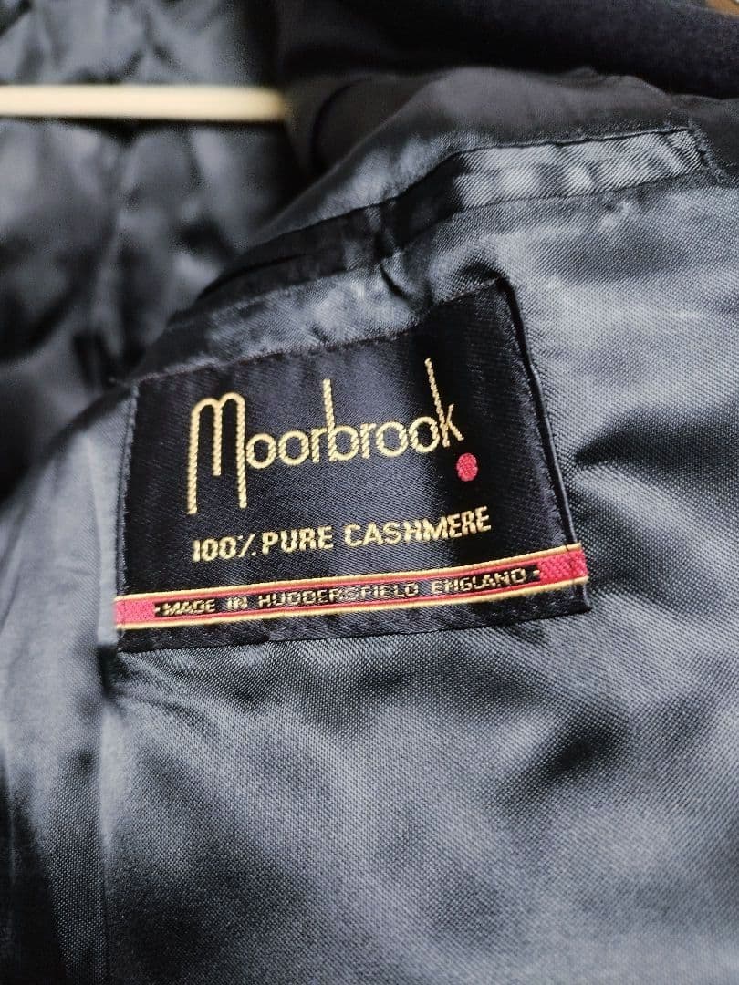 カシミヤ100％ ムーアブルック moorebrook ステンカラーコート