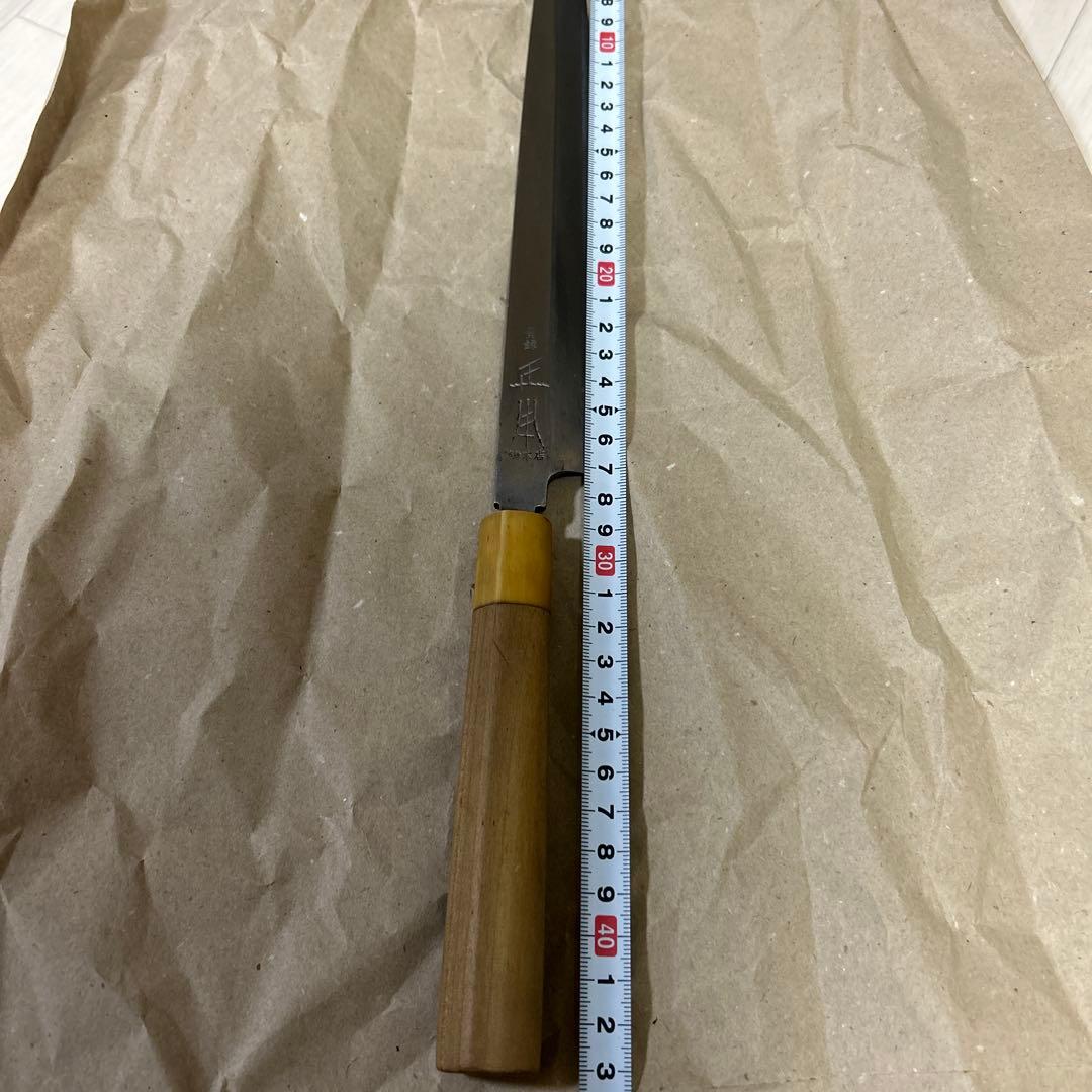 正本 総本店 柳刃 包丁 白鋼二 尺 29cm 研ぎ済み